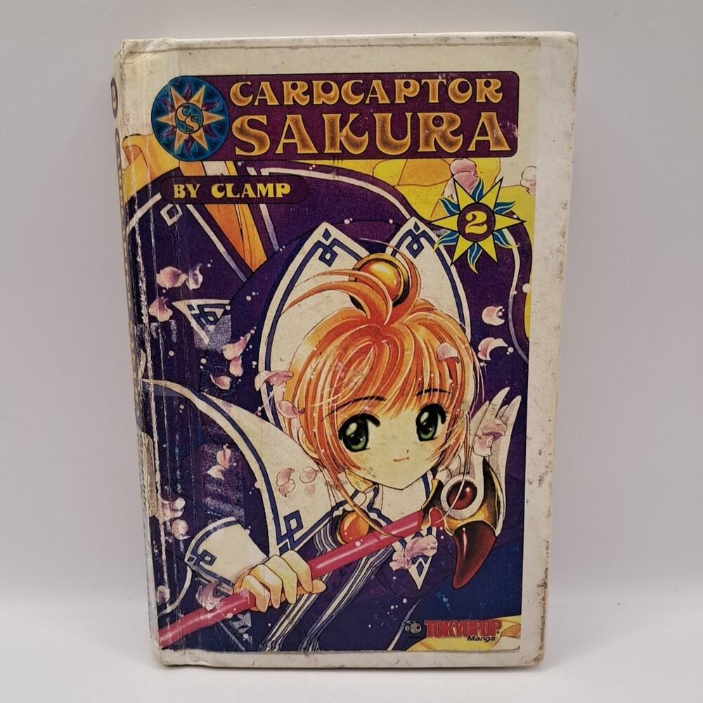 Cardcaptor Sakura Volume 2 Manga Graphic Novel First Printing RARE HARDBACK
